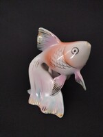 Hollóházi porcelán fátyolfarkú hal