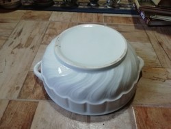 Antik porcelán nagy méretű tál hibátlan állapotban