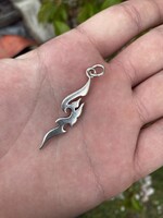 925 Ezüst Tribal Y2K 00’s Medál!