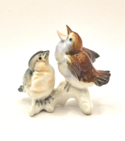 Vintage Karl Ens porcelán veréb pár 7.5cm