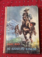 1965-retró-gyűjtói! KARL MAY-AZ EZÜST TÓ KINCSE-CSERGEZÁN PÁL RAJZAIVAL