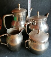 WMF jelzésű ezüstözött teás kancsók