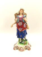 Antik angol Royal crown derby c1820 porcelán figura 15cm