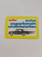 ÁFOR kártyanaptár 1972 - extra szuperbenzin utolérhetetlen