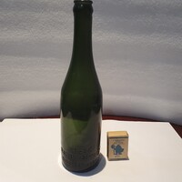 Retro dombornyomott hosszúnyakú sörösüveg Budapest Dreher Kispest-kőbánya serfőzde 0,45l szép