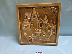 A1754 Csempekép Az Egri vár 21x21 cm