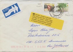 2001 - Levél - Zimbabwei