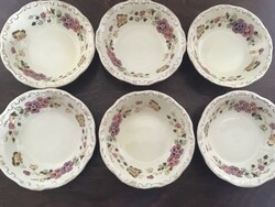 Zsolnay pillangó mintás kompótos tál