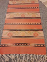 Torontáli jellegű bézs/narancs szőnyeg falvédő 190x60 cm. hibátlan