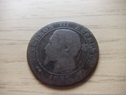 5 Centimes 1857  ( W )   Franciaország   A képen látható állapotban