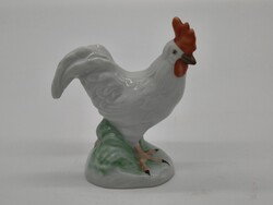 Kézzel festett Herendi porcelán kakas figura 14cm. Hibátlan!