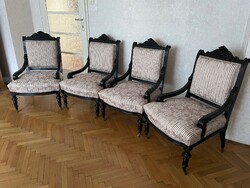 Bécsi Boulle stílusú fotelek