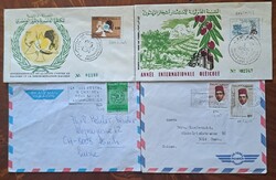 1970 - levelek + FDC - Marokkó