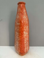 Kádár Zsuzsanna retro kerámia váza, magyar iparművészeti kerámia, 34 cm,