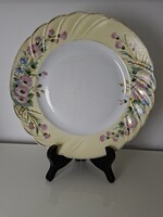 Antik gyönyörű M&C Limoges porcelán tál tányér dísztányér 24 cm