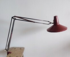 H. Busquet ipari Terry építészeti állólámpa a Hala számára, 1950-es évek.      Alkudható!