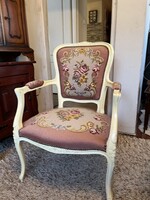 Barokk goblenes karfás szék 55000 ft bp.17 kerben