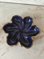 Kék kerámia asztalközép kínáló eladó!