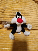 Sylvester. Looney tunes macska. Warner bros. Rajzfilm figura. Plüss, játék.