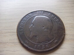 10 Centimes 1856   ( A )   Franciaország   A képen látható állapotban