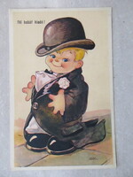 1930 körül.  Humoros üdvözlőlap.  (262)