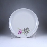 2A002 Retro rózsás Alföldi porcelán kerek kínáló tál 28 cm