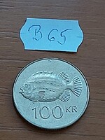 IZLAND 100 KORONA 2011 Alpakka, Tengeri nyúl  B65