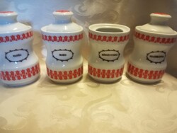 Alföldi porcelán kis méretű fűsztertartó