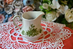 Elegáns Bavaria zöld mintás kiöntő kanna, kancsó