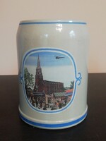 Német sörös korsó, 0,5 liter, I.