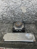 Fördős László ötvös iparművész íróasztali tolltartó rendező doboz - retro vintage design