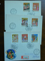 Ajánlott ragjegyes FDC szett: 1971. Képes krónika (I.) bélyegsorral