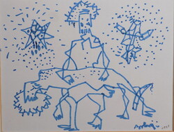 Bolmányi Ferenc 1904-1990 Eredetiség igazolással SZÁMLÁVAL