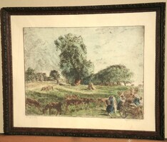 (K) Aszódi Weil Erzsébet (1901-1976) : Fűzfánál