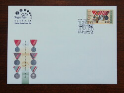 FDC 2014. 100 éve tört ki az első világháború / tiszti kitüntetések