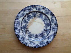 Antik angol fajansz S.H. & Sons Richmond kistányér 19,5 cm