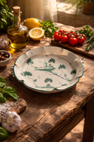 Cantagalli olasz majolika öblös tál - 18 x 5 cm