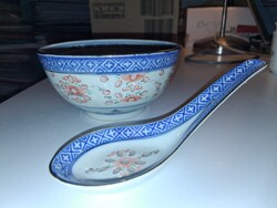 Kínai porcelán levesestál