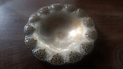 Ezüstözött szecessziós kínáló