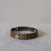 Dömötör László iparművészeti réz karkötő