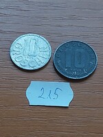 AUSZTRIA 10 + 10 GROSCHEN 1977, 1948 ALU. CINK,  215.