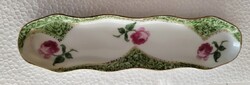 Antik Beyer & Bock (Volkstedt) porcelán kínáló (?) század eleje 23 cm