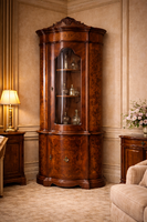 Intarziás sarok vitrin