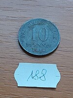 NÉMET BIRODALOM DEUTSCHES REICH 10 PFENNIG 1918 Cink, II. Vilmos  188.