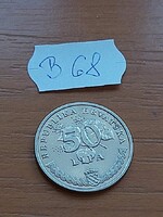 HORVÁTORSZÁG 50 LIPA  2007.  Acél nikkel, VELEBITSKA DEGENIJA   B68