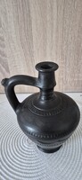 Mohács. Gyönyörű, fekete korsó, 20 cm