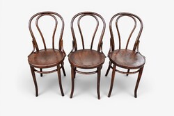 Antik jelzett hajlított fa MUNDUS székek