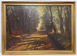 HATALMAS MÉRET!  Sassy Attila (1880-1967) olaj, vászon! GARANTÁLTAN EREDETI