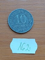 NÉMET BIRODALOM DEUTSCHES REICH 10 PFENNIG 1918 Cink, II. Vilmos  162.