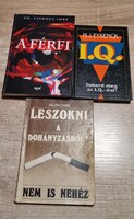 3 db-os pszichológiai és önfejlesztő csomag:Dr. Csernus, Allen Carr, Eysenck.